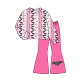 Matching Baby girls Halloween long sleeves pants outfits
