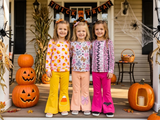 Matching Baby girls Halloween long sleeves pants outfits