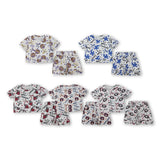 RTS Matching  toddler clothes state scallop  print set girls summer clothing-2026.4.10
