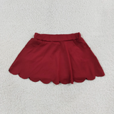 RTS  Matching Clothing toddler clothes solid color skirt  kids summer yoga clothing-2026.7.23