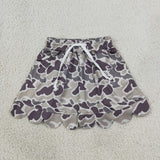 GLK0297 Girls camo scalloped Skirt