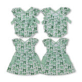 RTS kids matching clothing bows print clothing girl St. Patrick clothing-2025.12.13