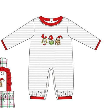 Order Deadline：3rd Nov. Split order baby boy cartoon boy christmas romper