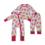 RTS kids matching clothing fries print clothing girl Valentine clothing-2025.12.3