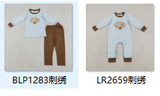 RTS kids matching clothing embroidery pubby print clothing boy Valentine clothing-2025.12.17