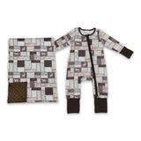 RTS  Matching clothing kids mallard  print baby boy winter clothing-2026.7.30