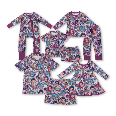 RTS toddler clothes matching kpop print clothing mama kids spring clothes-2025.12.1