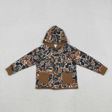RTS toddler clothes matching clothing baby hunting camo top boy winter clothing-2025.12.12