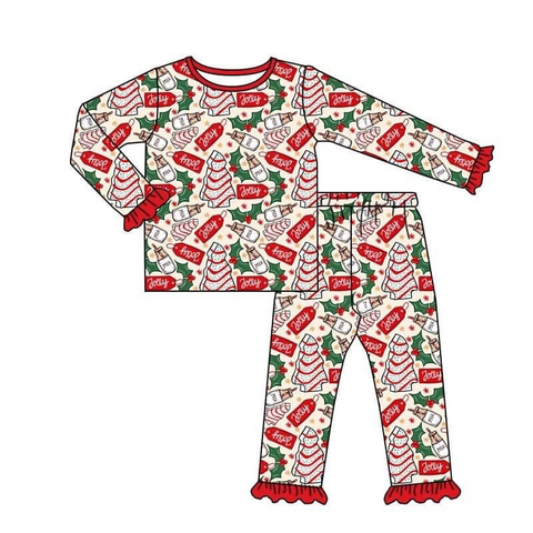 Order Deadline:8th Oct. Split order baby girl  clothes cookies girl winter pajamas set