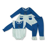 RTS kids matching clothing embroidery cartoon print clothing girl winter clothing-2025.9.17