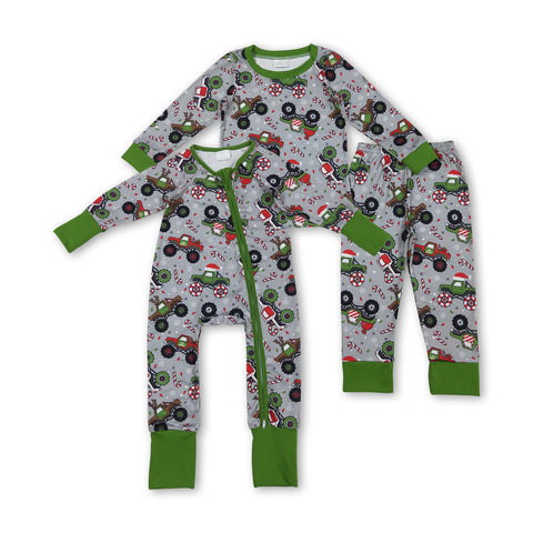 RTS kids matching clothing truck print clothing boy christmas winter clothing-2025.11.3