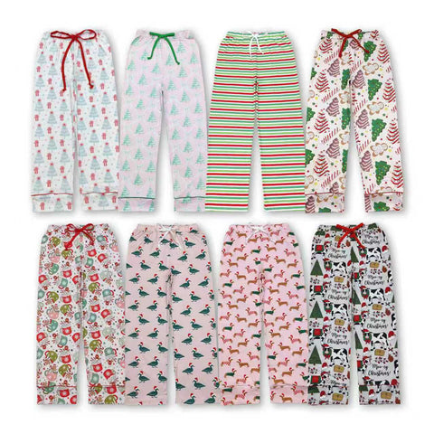 RTS adult clothes matching clothing tree print mama Christmas pant-2025.11.5