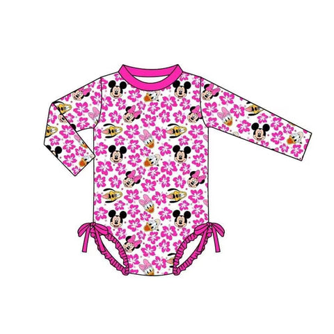 Order Deadline:11th Mar. Split order baby girl clothes cartoon  girl summer swimsuit