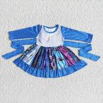 6 A26-2-  Promotion $5.5/set no MOQ RTS long sleeve girls dress