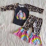 Promotion $5.5/set no MOQ RTS long sleeve shirt and pants girls outfits