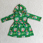 Promotion $5.5/set no MOQ RTS long sleeve girls dress