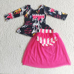 6 C8-24 Promotion $5.5/set pink long sleeve girls dress