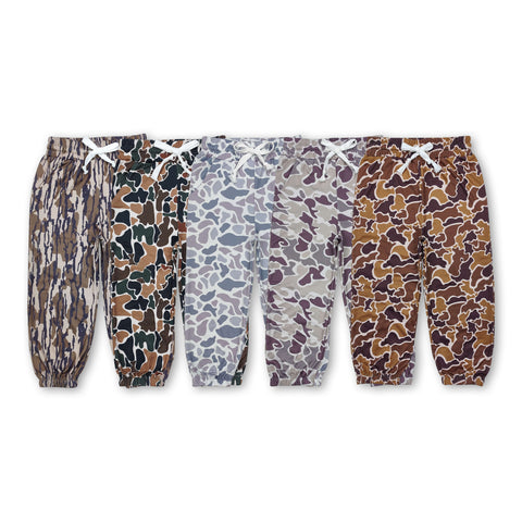 RTS toddler clothes matching clothing camo print boy kids winter pant-2025.9.8