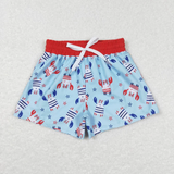 RTS toddler clothes matching clothing animals print shorts baby boy summer swim trunks-2026.1.31