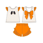 Order Deadline:27th Apr.Split order toddler clothes dog girl summer set