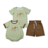 RTS kids matching clothing embroidery fishing print clothing boy summer clothing-2026.1.26