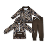 RTS toddler clothes matching clothing hunting camo print kids  winter clothing-2025.11.11