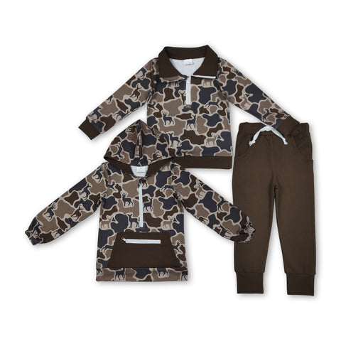 RTS toddler clothes matching clothing hunting camo print kids  winter clothing-2025.11.11