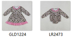 RTS kids matching clothing bat leopard print clothing girl halloween winter clothing-2025.9.5