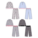 9.28 Pre-order girls leopard long sleeves zipper pants outfits