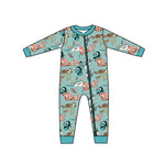 Order Deadline:22th Apr. Split order baby boy cartoon fish summer romper