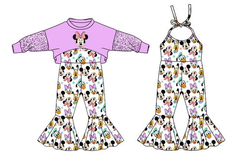 Order Deadline:28th Nov. Split order baby girl clothes cartoon mouse girl winter outfit