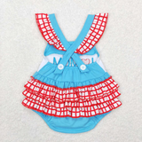 RTS Matching clothes embroidery i love mom print clothing girl summer clothing-2026.4.18