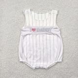 RTS Matching kids clothing embroidery I love daddy print clothing baby summer clothing-2026.4.20