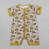 RTS  Matching clothing kids truck print baby boy summer clothing-2026.6.1