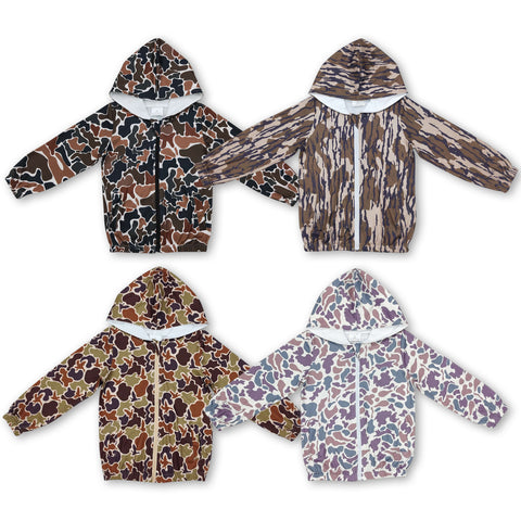 RTS toddler clothes matching clothing baby camo top kids winter clothing-2025.9.8