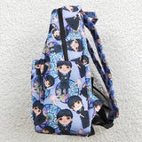 Cute cartoon wednesday kids backpacks