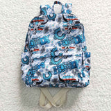 Howdy cow print western backpack