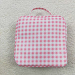 Red palid girl zipper lunch box