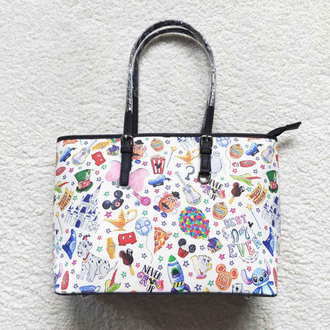 Cartoon girl tote bag