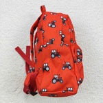 Kids farm tractor red backpack