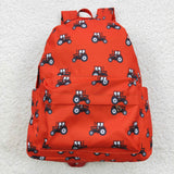 Kids farm tractor red backpack