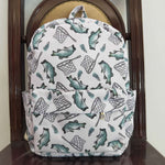 Kids green fishing backpack