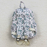 Kids green fishing backpack