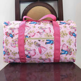 Peach princess & Mario cartoon pink duffel bag