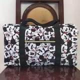 Children cartoon black duffel bag