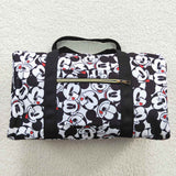 Children cartoon black duffel bag