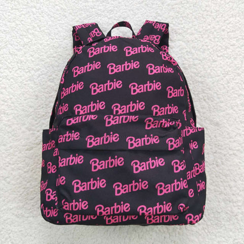 Barbie girl black backpack