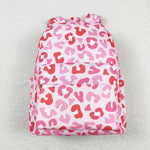 BA0150 toddler backpack pink leopard girl gift back to school preschool bag travel backpack