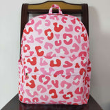 BA0150 toddler backpack pink leopard girl gift back to school preschool bag travel backpack