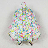 BA0176 toddler backpack flowers girl gift back to school preschool bag